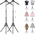 2 Pack Shirt Display Stand, 32-63 Inch Height Adjustable Mannequin Torso by Unknown