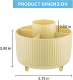 Marbrasse Desk Organizer, 360-Degree Rotating Pen Holder, Desk Organizers and - Image 5