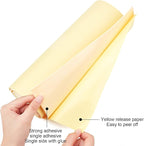 BENECREAT 3mm Thick Beige Self-Adhesive EVA Foam Roll 78.7x11.8 Inch - Image 5