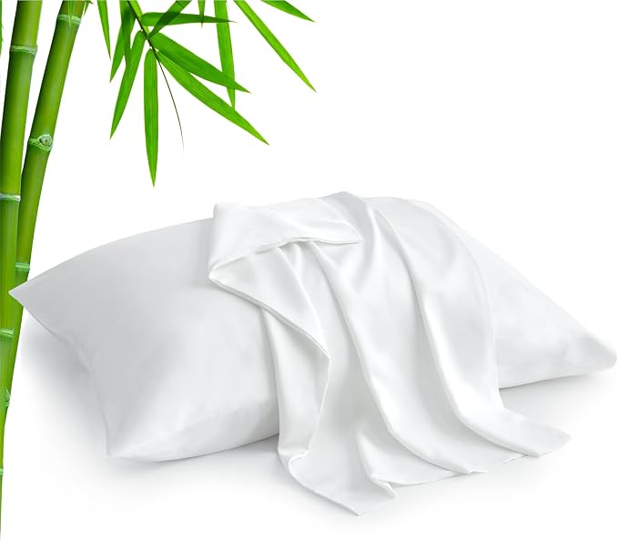 BEDELITE Standard Pillow Cases Set of 2, Rayon Derived from Bamboo, Cooling by BEDELITE