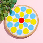 200g Ceramic Mosaic Tiles Pieces, Heart Star Oval Round Flower Shape Mosaics - Image 5
