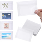 50 PCS Glassine Envelopes 3.94×2.75 Inch Translucent Vellum Envelopes by Unknown