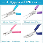shynek 4pcs Jewelry Pliers Tools Kit - Image 3