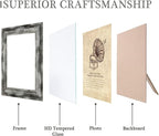 5x7 Picture Frames Set of 4 Vintage Photo Frame, Rustic Retro Photo Frame - Image 3