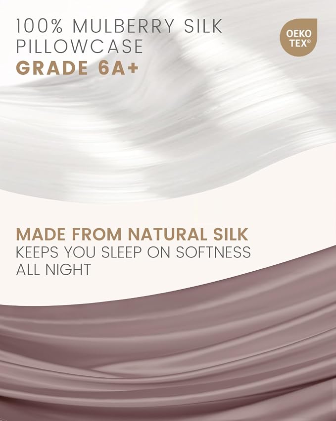 THXSILK Set of 2 Mulberry Silk Pillowcases - Image 2