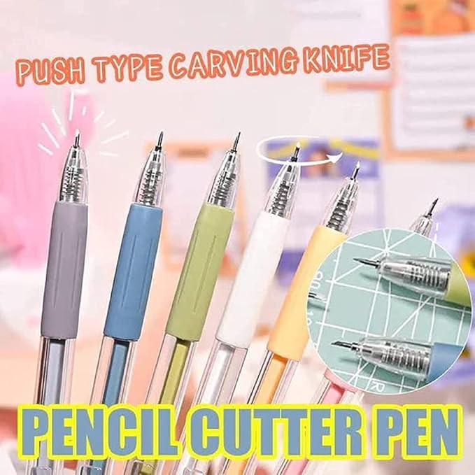 6pc Knife Pen Craft Cutting Tools, Pen Knife - Image 2