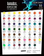 Liquitex Professional Acrylic Ink, 1-oz Jar, Muted Turquoise - Image 6
