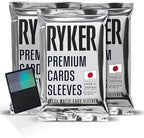 Ryker Sleeves Standard Size Matte Trading Card Sleeves Compatible by RykerSleeves