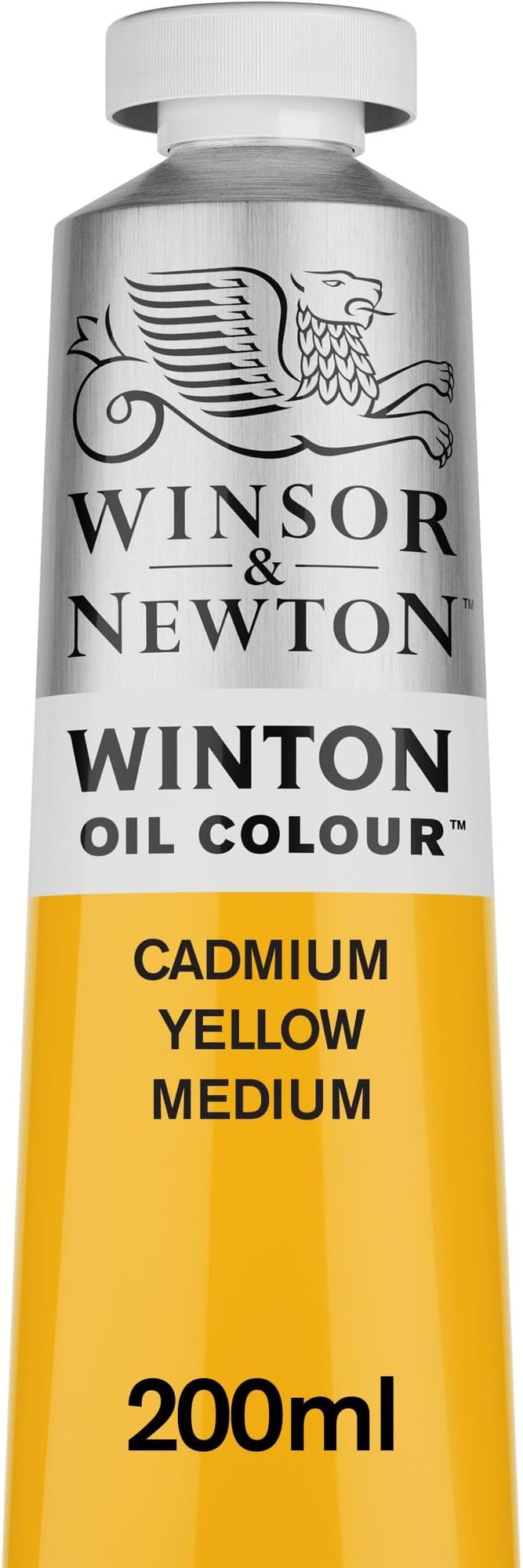 Winsor & Newton Winton Oil Color, 200ml Tube, Cadmium Yellow Medium by WinsorNewton