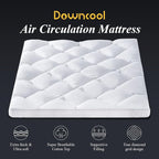 DOWNCOOL 3 Inch King Mattress Topper, Ultra Thick and Fluffy Supportive Memory - Image 3