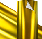 VViViD Premium Satin Chrome Gold Craft Vinyl Roll 1ft x 5ft – Bubble-Free Air by VVIVIDVINYL