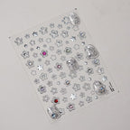 Star Nail Art Stickers Silver Star 5D Embossed Nail Decals - Image 7