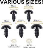 XKDOUS 12-20 mm, 5 Sizes Safety Eyes - Image 2