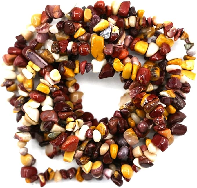 Crystal Chips with Holes for Jewelery Making 5mm-8mm Natural Gemstone Beads - Image 2