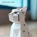 Leopard 3D Origami Paper Craft Kit, Creative Handmade Paper Sculpture Art - Image 4