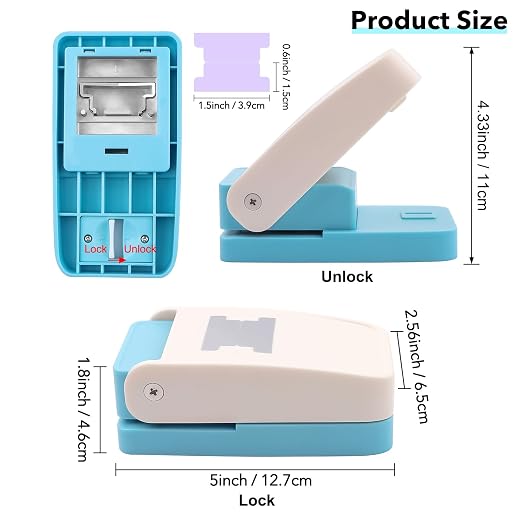 Tab Punch DIY Index Tabs Puncher Tag Punch Loose Leaf Separator Label Punch - Image 5
