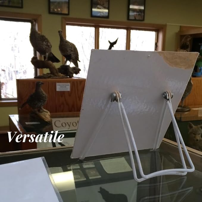 KINGDOM SOLUTIONS MADE IN USA 6-Pack Adjustable White Metal Easels - Image 7