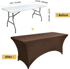 2-Pack 6ft Spandex Table Covers - Image 7