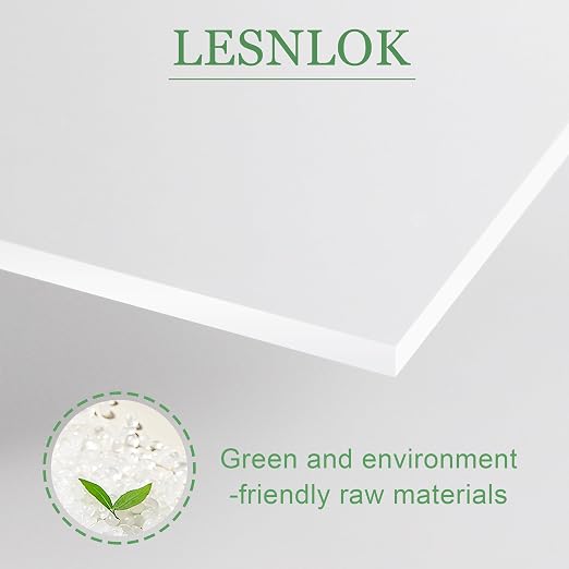 Lesnlok 12 x 12 Frosted Acrylic Sheet 1/8 inch Thick 3mm 2 Piece Bouble Sided - Image 3
