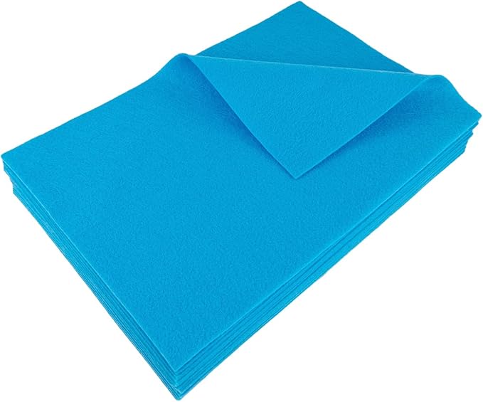 Jtnohx Color Felt, Soft Felt Sheets, 1.4mm Thick 8"x12" Handicraft Felt Fabrics by Jtnohx