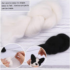 QMNNMA Needle Felting Kit for Beginners, French Bulldog Wool Felting Kit | - Image 5