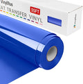 VinylRus Heat Transfer Vinyl-12” x 35FT Royal Blue Iron on Vinyl Roll by VinylRus