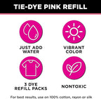Tulip One-Step Tie-Dye Kit, 3 Fabric Dye Refill Packs - Image 2