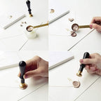 YIPLED Sealing Wax Kit, 2 Pens, Stamp Spoon and Candles - Image 3