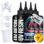 CRAFT RESIN 1000g UV Resin Kit Hard Type Low Viscosity – Crystal Clear and by CraftResin