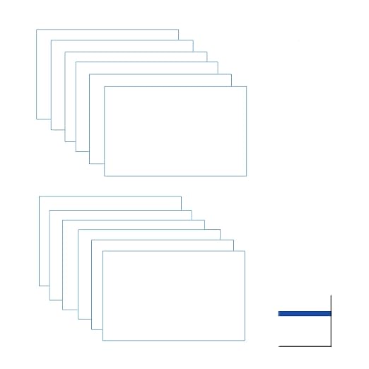 XLNT TECH Engraving Blank Materials ABS Double Color Plastic Sheet by MaterialsParts