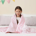 Mr. Sandman Weighted Blanket 5LBS 36 x 48 Inches, Minky Dots Heavy Blanket by MrSandman