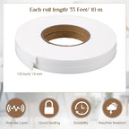 Tatuo 2 Rolls Double Sided Foam Tape PE Foam Tape Sponge Soft Mounting Adhesive - Image 4