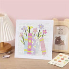 Tiwabb Book Cross Stitch Kits for Adults Beginners, Flowers Cross Stitch Kits - Image 7