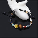 ONLYJUMP Planet Bracelet Solar System Universe Galaxy Bracelet Handmade Natural - Image 6