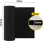 Do²ping Black Foam Sheets Roll, 10mm Thick Premium Cosplay EVA Foam Sheet - Image 2