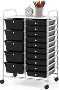 BECOMFORT 15-Drawer Rolling Cart by BECOMFORT