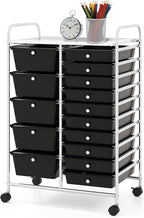 BECOMFORT 15-Drawer Rolling Cart by BECOMFORT