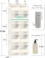 UVIAHOMI Heavy Duty Over The Door Organizer 5 Tiers, Extra Large Behind Door - Image 2