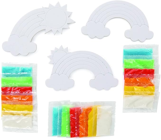 Fun Express Rainbow Sand Art Sheets - Image 2