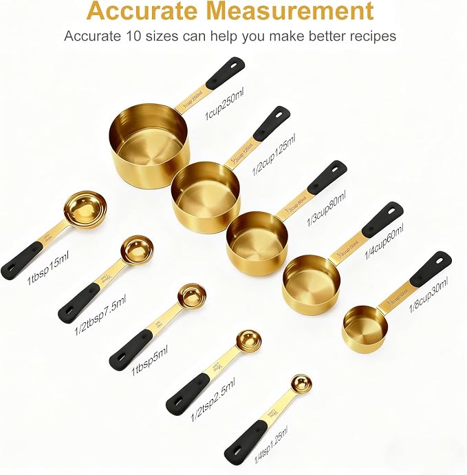 Bopei Measuring Cups and Spoons Set - Image 2