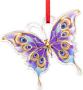 WaaHome Purple Butterfly Christmas Ornaments 2026 by WaaHome