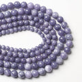 6mm 60pcs Natural Purple Angelite Stone Beads Lavender Gemstone Round Loose by NaturalStoneBeads