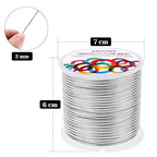 Anezus 12 Gauge Aluminum Wire 100 Feet - 2mm Metal Armature Bendable Sculpting - Image 2