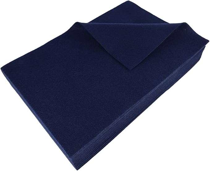 Jtnohx Color Felt, Soft Felt Sheets, 1.4mm Thick 8"x12" Handicraft Felt Fabrics by Jtnohx