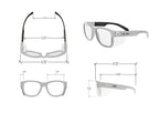 MAGID Y50 Safety Glasses for Construction | White Frame — 144-Pack, ANSI Z87.1+ - Image 7