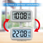 Peakeep Night Light Digital Alarm Clock Battery Operated - Image 5
