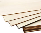 Basswood Sheets, 30 Pack Unfinished Wood, Rectangle Thin Plywood Wood Sheets - Image 4