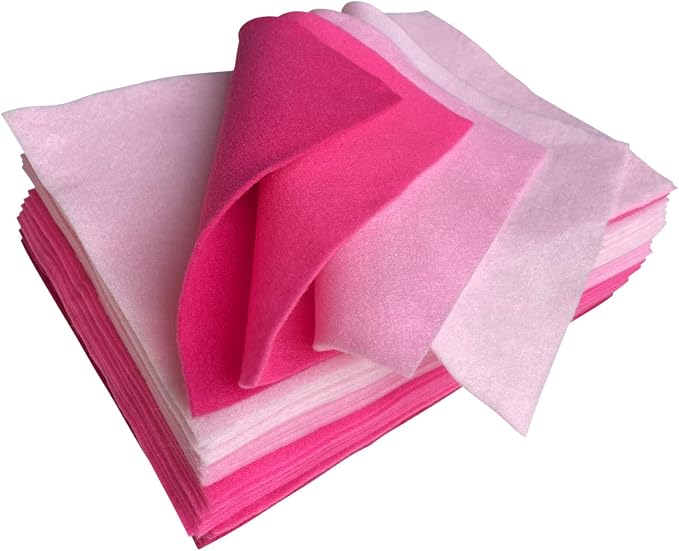 Jtnohx Soft Felt Sheets, 8x12 inches Assorted Craft Felt Fabric, 1.4mm Thick - Image 2