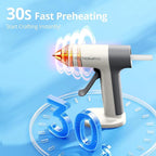 Tilswall Cordless Glue Gun, 4V Fast Preheating Hot Glue Gun - Image 3