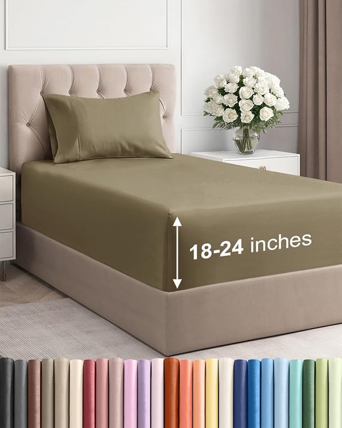 Extra Deep Twin Sheet Set by CGKUnlimited